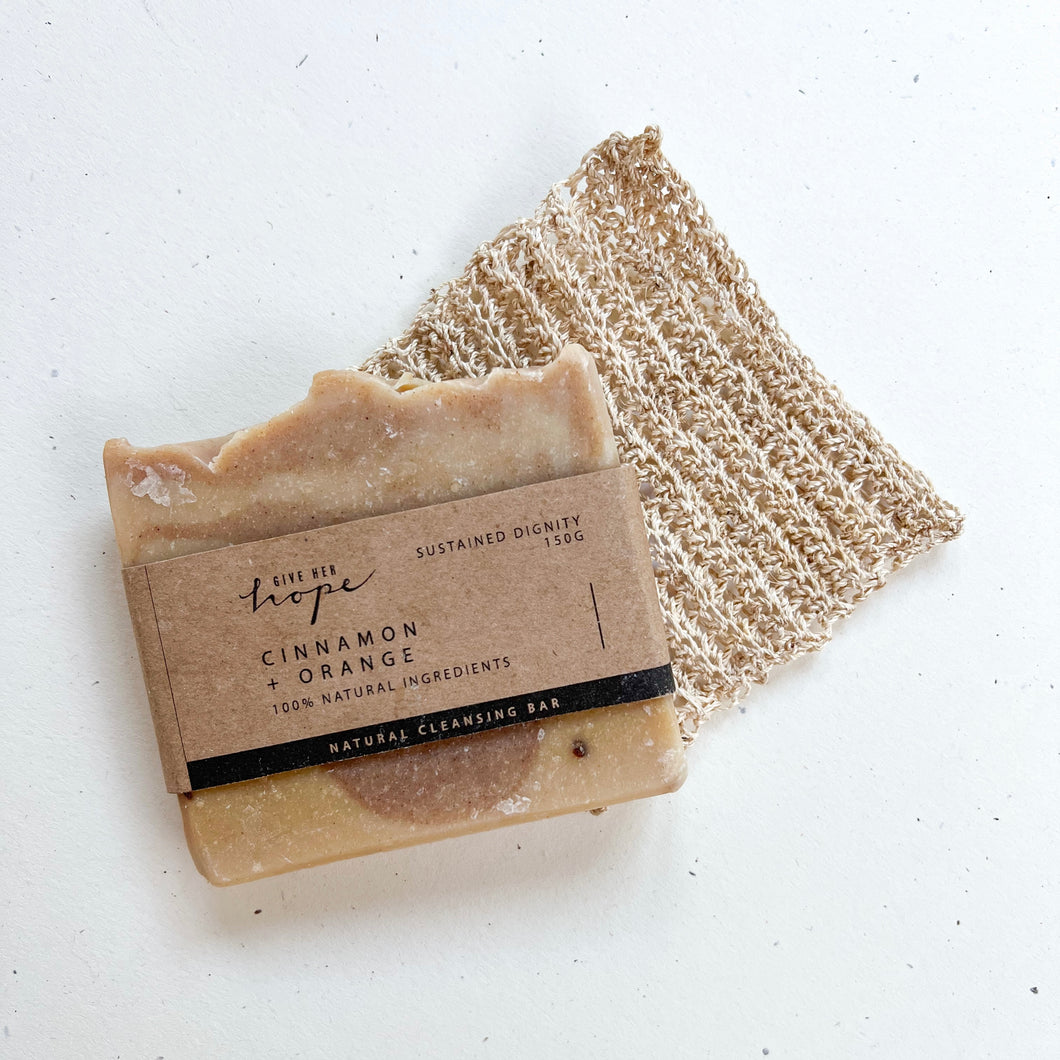 Handmade Natural Soap - Cinnamon and Orange