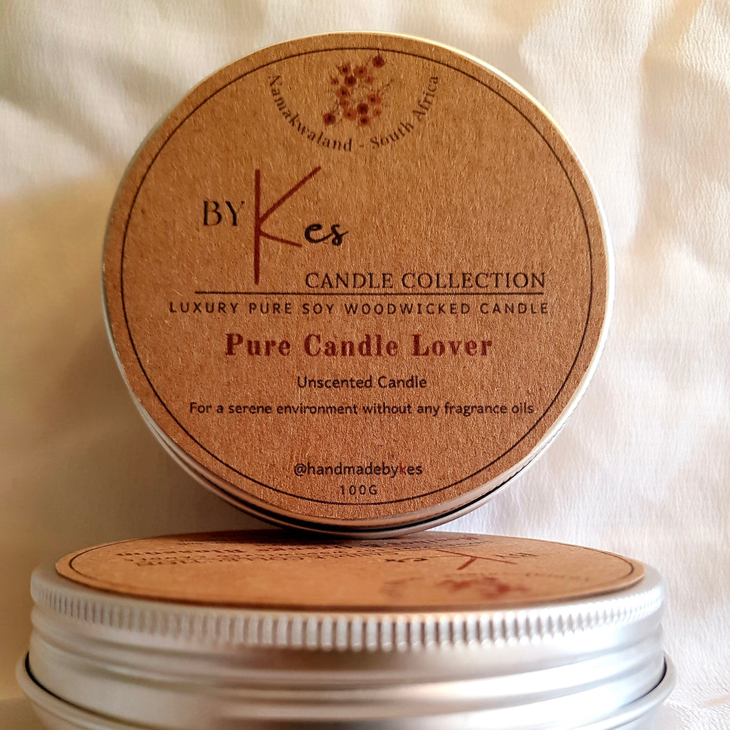 Soy Travel Candle - Unscented