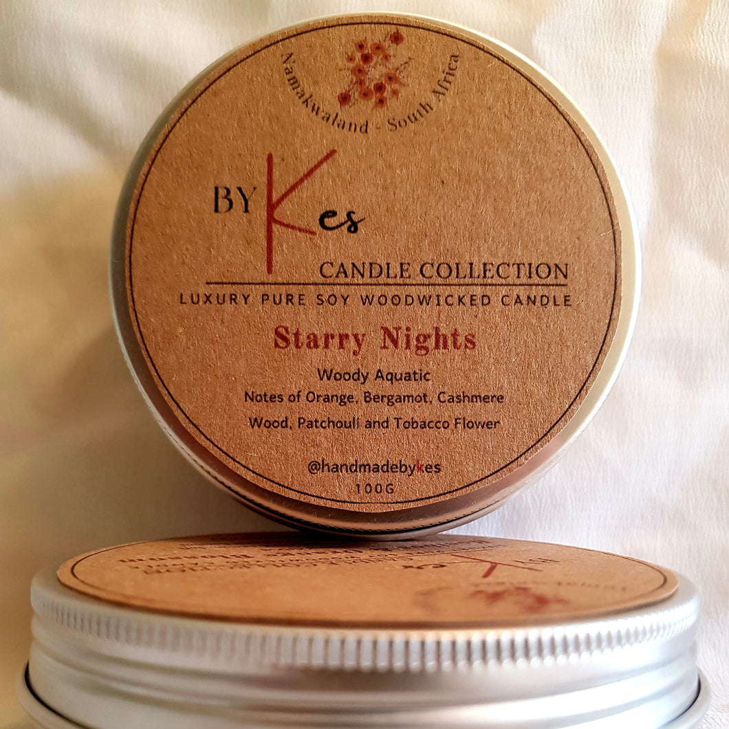 Soy Travel Candle - Starry Nights