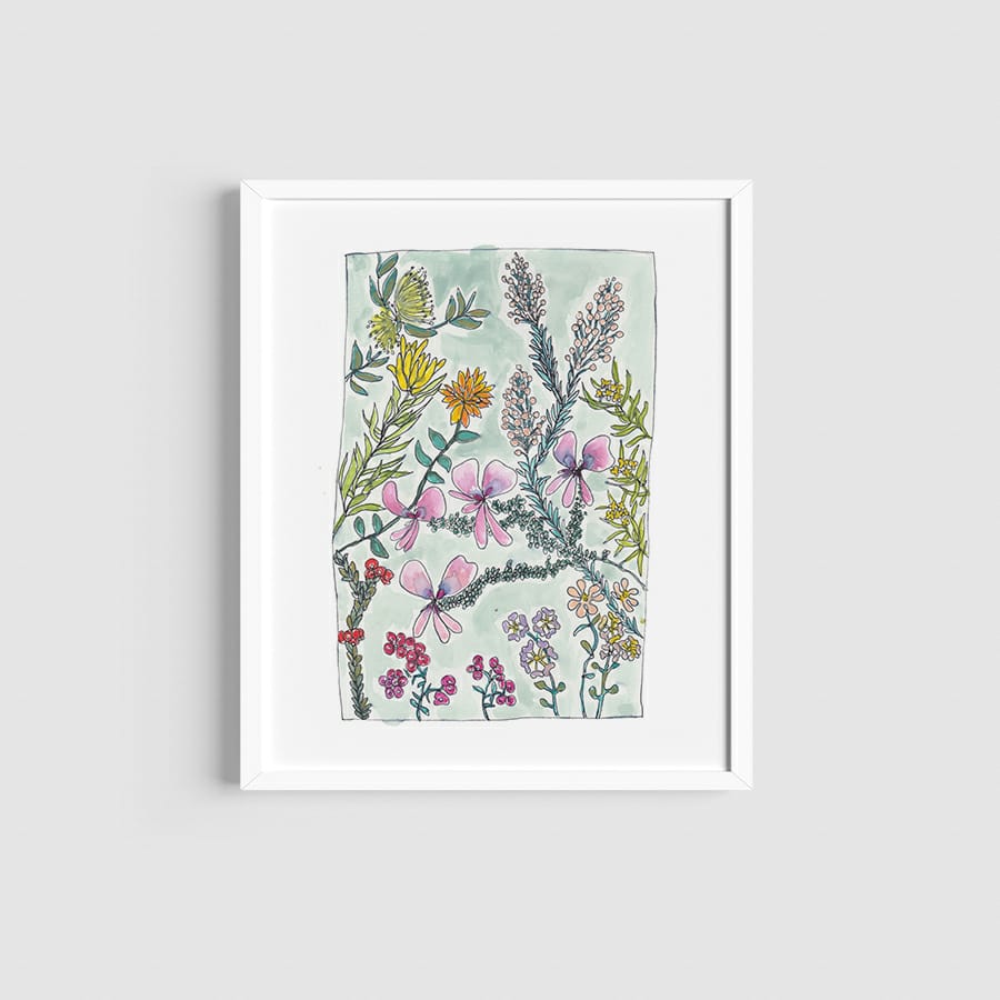 Art Print - Fynbos Flowers