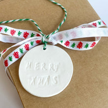 Load image into Gallery viewer, (Re)-Gift Tag - Merry Xmas (White)
